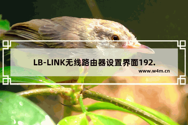 LB-LINK无线路由器设置界面192.168.16.1进不去怎么办?