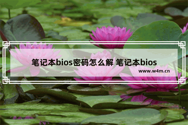 笔记本bios密码怎么解 笔记本bios密码忘了怎么解决