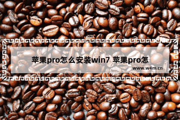 苹果pro怎么安装win7 苹果pro怎么安装pr