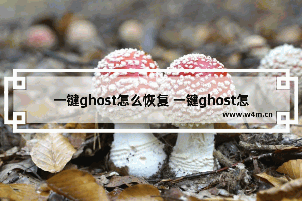 一键ghost怎么恢复 一键ghost怎么恢复D盘影像