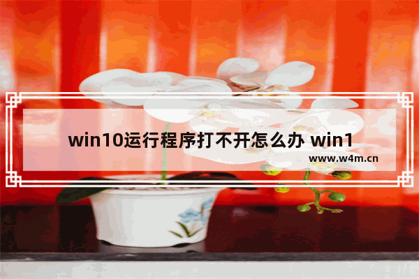 win10运行程序打不开怎么办 win10程序无法启动的解决方法