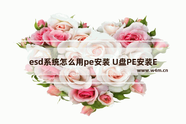 esd系统怎么用pe安装 U盘PE安装ESD格式系统