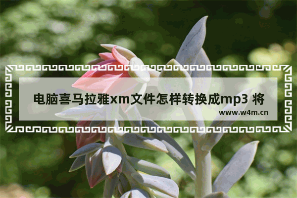 电脑喜马拉雅xm文件怎样转换成mp3 将录音转为mp3格式的方法