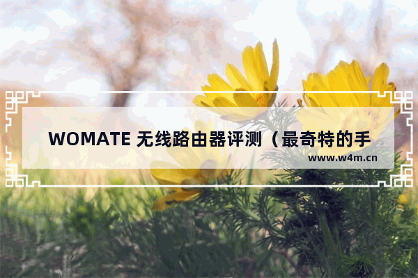 WOMATE 无线路由器评测（最奇特的手机型路由器）