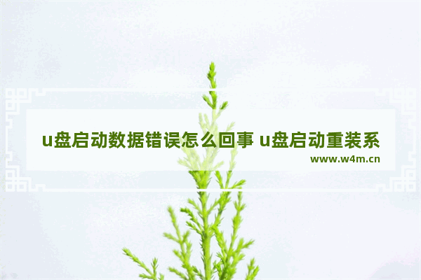 u盘启动数据错误怎么回事 u盘启动重装系统教程