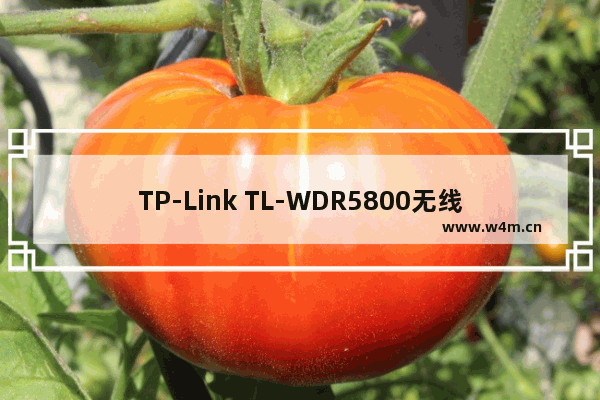 TP-Link TL-WDR5800无线路由器设置上网方法