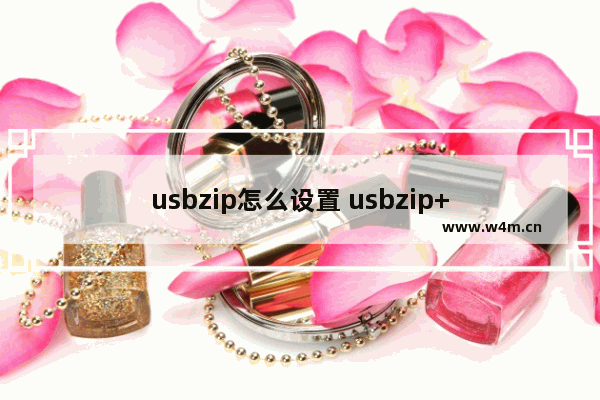 usbzip怎么设置 usbzip+