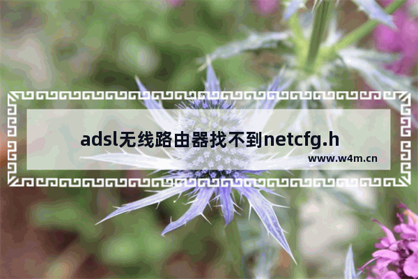 adsl无线路由器找不到netcfg.hlp 怎么重新安装netcfghlp