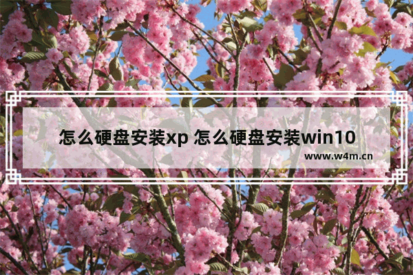 怎么硬盘安装xp 怎么硬盘安装win10