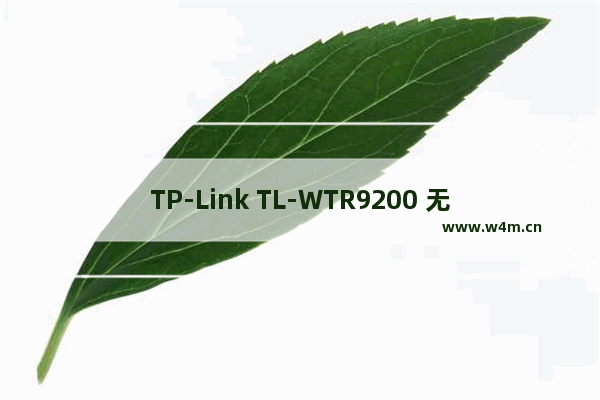 TP-Link TL-WTR9200 无线路由器虚拟服务器设置教程