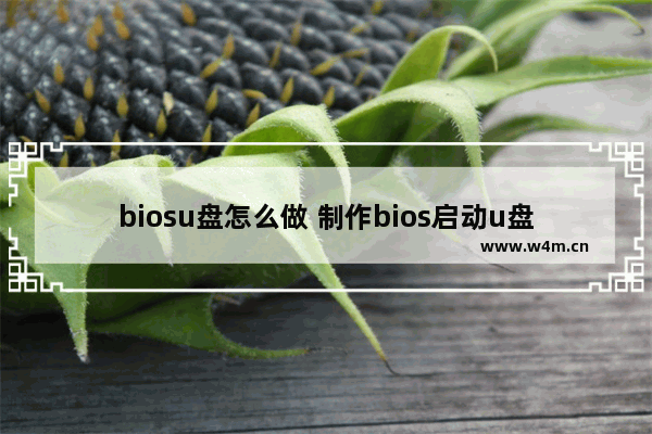 biosu盘怎么做 制作bios启动u盘