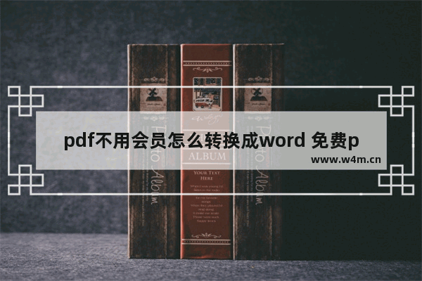 pdf不用会员怎么转换成word 免费pdf全部转化为word版相关问题