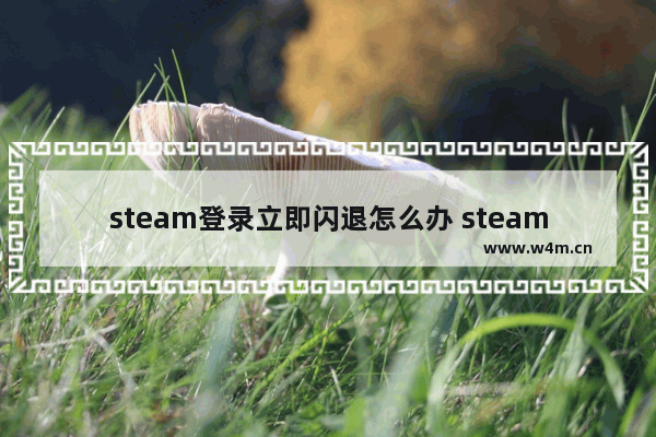 steam登录立即闪退怎么办 steam登录界面闪退