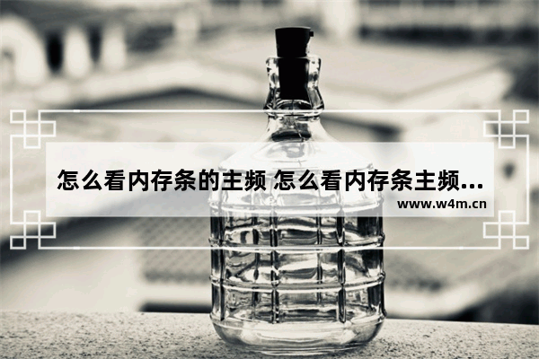 怎么看内存条的主频 怎么看内存条主频是多少