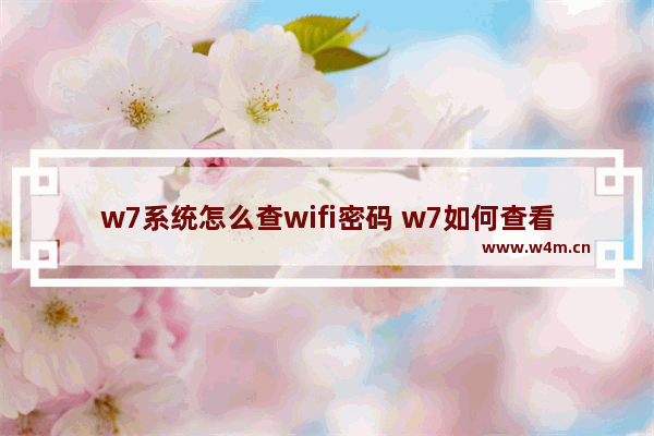 w7系统怎么查wifi密码 w7如何查看wifi密码