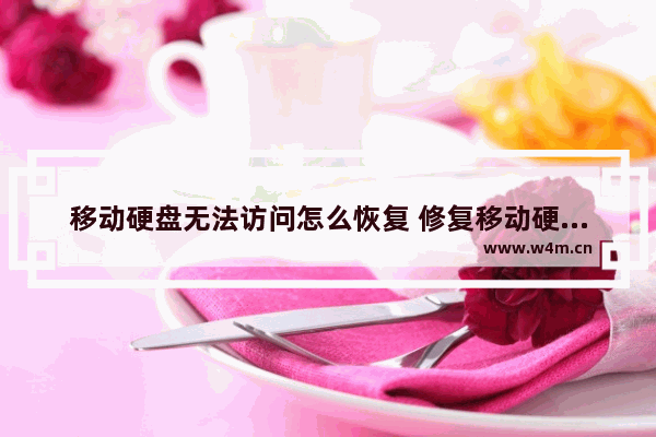 移动硬盘无法访问怎么恢复 修复移动硬盘的思路