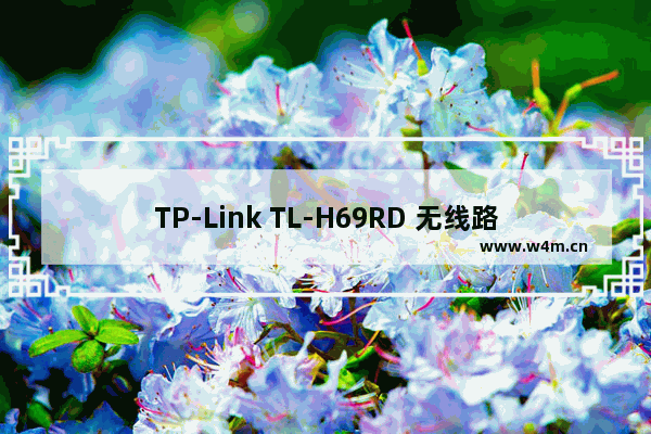 TP-Link TL-H69RD 无线路由器管控网络权限设置