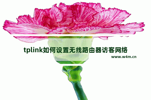 tplink如何设置无线路由器访客网络