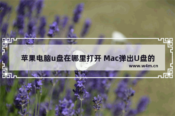 苹果电脑u盘在哪里打开 Mac弹出U盘的正确姿势