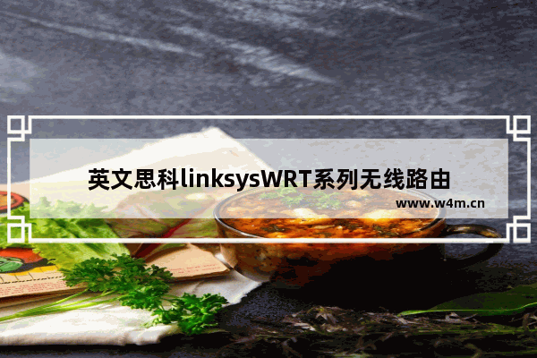 英文思科linksysWRT系列无线路由器怎么设置