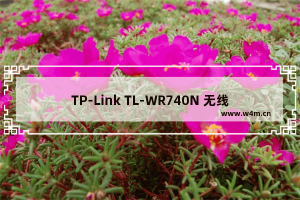 TP-Link TL-WR740N 无线路由器管控小孩上网行为