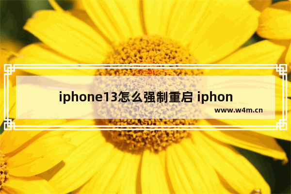 iphone13怎么强制重启 iphone13强制重启方法