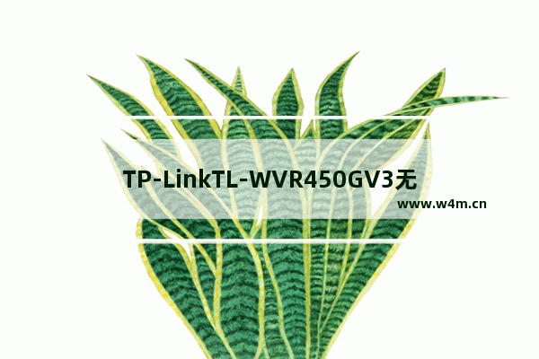 TP-LinkTL-WVR450GV3无线路由器网页安全设置指南【图文】