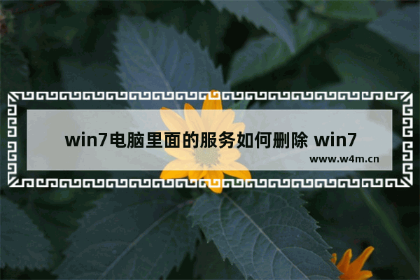 win7电脑里面的服务如何删除 win7旗舰版哪些服务可以关闭