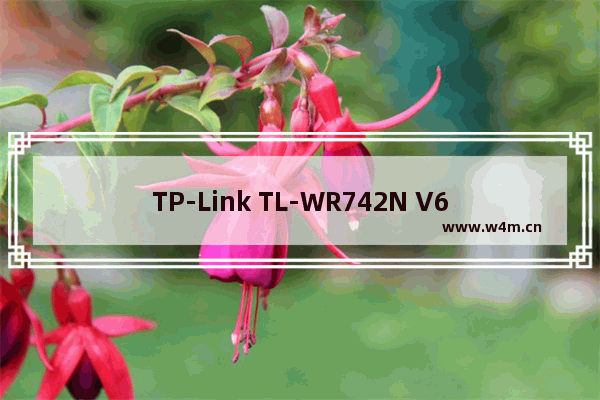 TP-Link TL-WR742N V6~V7 无线路由器更改无线名称及密码操作流程