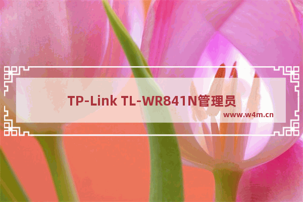 TP-Link TL-WR841N管理员密码(初始密码)在哪里看