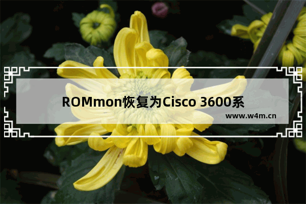 ROMmon恢复为Cisco 3600系列路由器