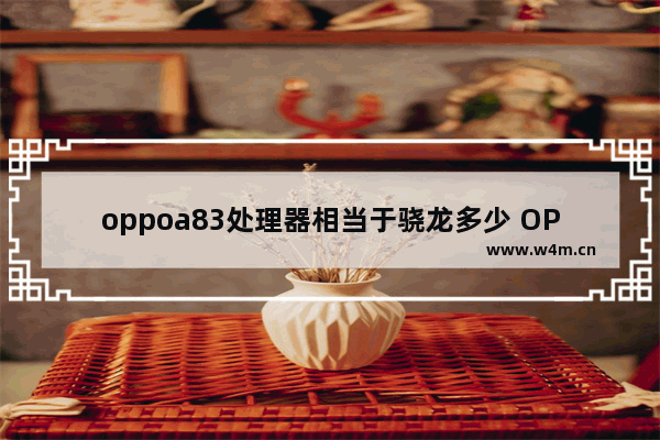 oppoa83处理器相当于骁龙多少 OPPO中端机A83详解