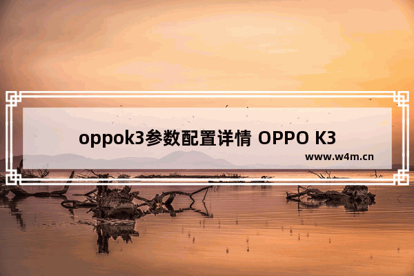 oppok3参数配置详情 OPPO K3 深度测评