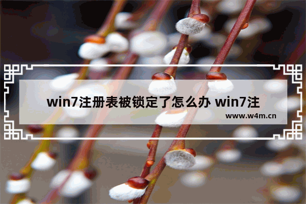 win7注册表被锁定了怎么办 win7注册表编辑器被禁用