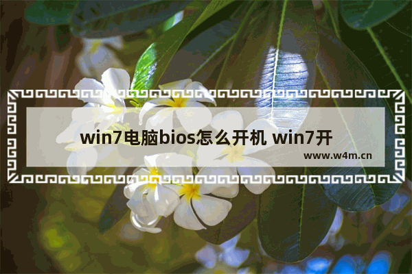 win7电脑bios怎么开机 win7开机bios如何进入