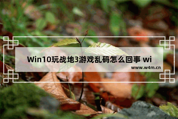 Win10玩战地3游戏乱码怎么回事 win10电脑怎么玩战地3