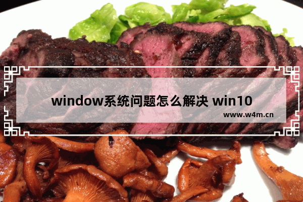 window系统问题怎么解决 win10系统问题很多