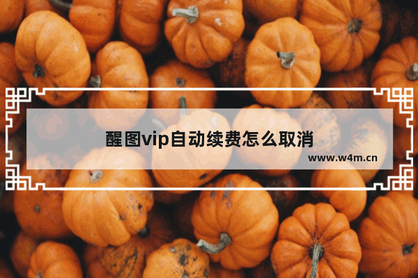 醒图vip自动续费怎么取消