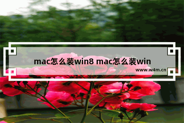 mac怎么装win8 mac怎么装win10系统