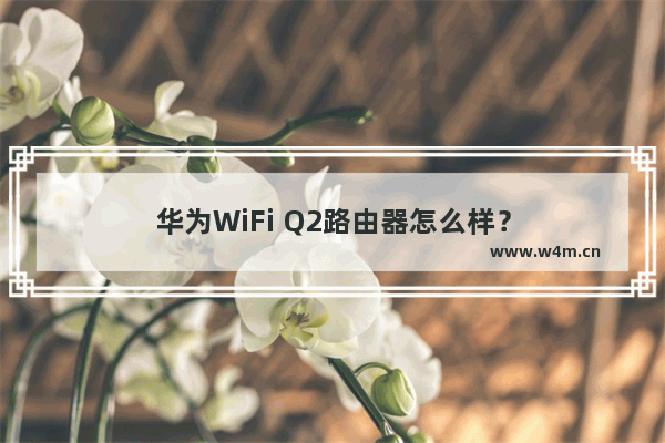 华为WiFi Q2路由器怎么样？