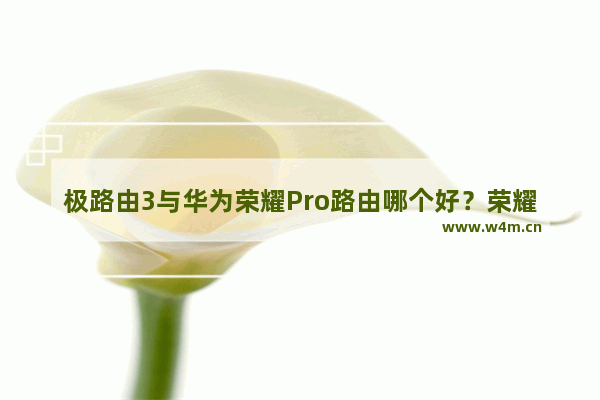 极路由3与华为荣耀Pro路由哪个好？荣耀Pro与极路由3全面对比评测