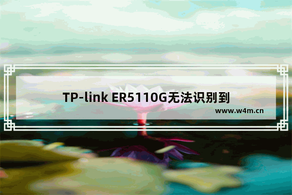 TP-link ER5110G无法识别到AP，怎么办？