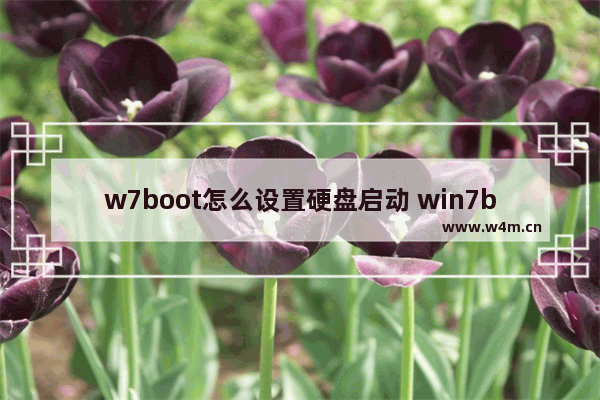 w7boot怎么设置硬盘启动 win7boot设置硬盘启动