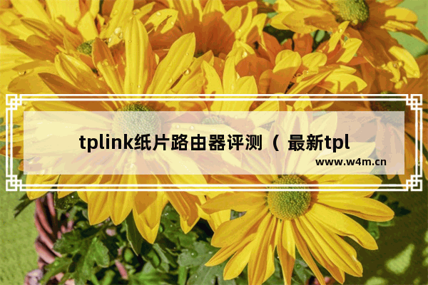 tplink纸片路由器评测（ 最新tplink墙壁式路由器体验）