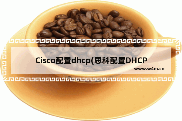 Cisco配置dhcp(思科配置DHCP服务器)