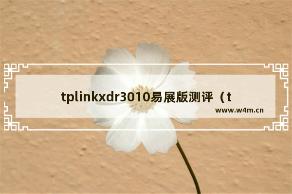 tplinkxdr3010易展版测评（tplinkxdr3010易展版是千兆吗）