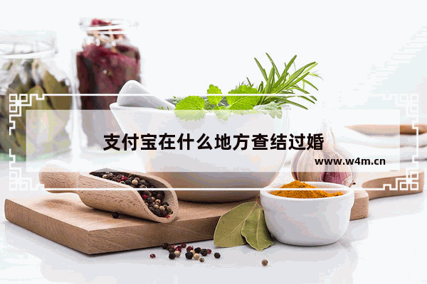 支付宝在什么地方查结过婚