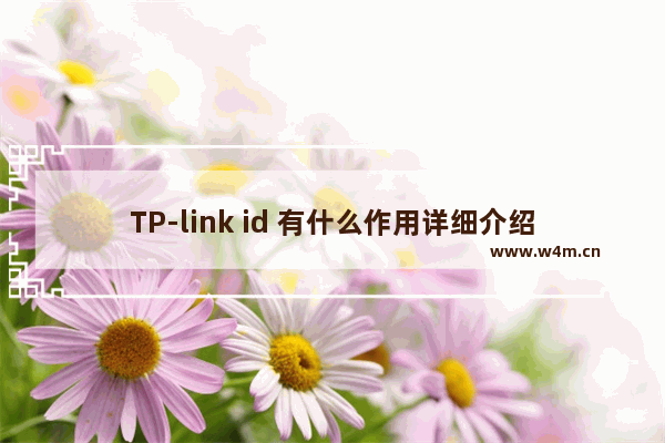 TP-link id 有什么作用详细介绍