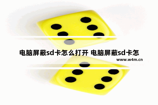 电脑屏蔽sd卡怎么打开 电脑屏蔽sd卡怎么打开