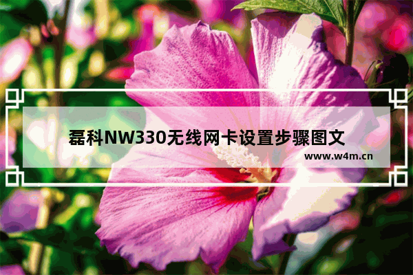 磊科NW330无线网卡设置步骤图文